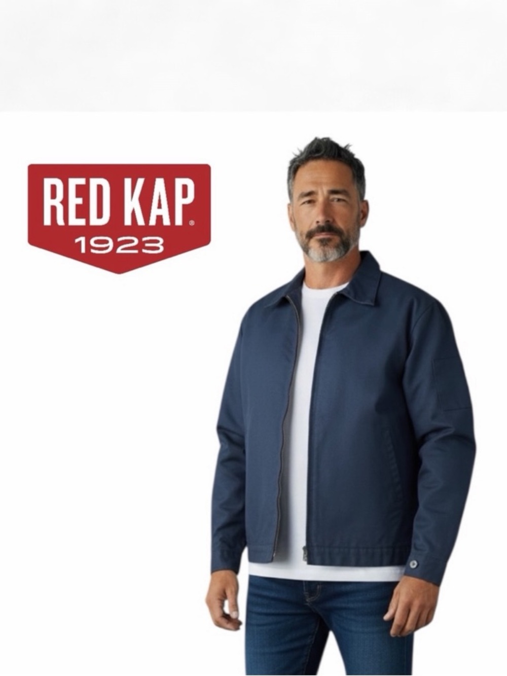 Red Kap‎ VINTAGE Men’s Quilt Lined Navy Blue Jacket - Size L